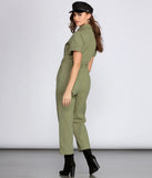 Suit Up Tie Waist Jumpsuit for 2022 festival outfits, festival dress, outfits for raves, concert outfits, and/or club outfits