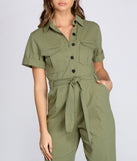 Suit Up Tie Waist Jumpsuit for 2022 festival outfits, festival dress, outfits for raves, concert outfits, and/or club outfits