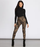High Waist Belted Skinny Cargo Pants for 2022 festival outfits, festival dress, outfits for raves, concert outfits, and/or club outfits