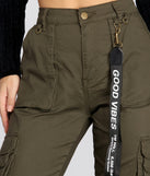 Good Vibes Cargo Joggers for 2022 festival outfits, festival dress, outfits for raves, concert outfits, and/or club outfits
