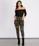 Camouflage Cutie Skinny Pants provides a stylish start to creating your best summer outfits of the season with on-trend details for 2023!