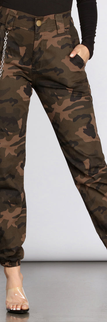 Keep It Cool In Camo Joggers for 2023 festival outfits, festival dress, outfits for raves, concert outfits, and/or club outfits