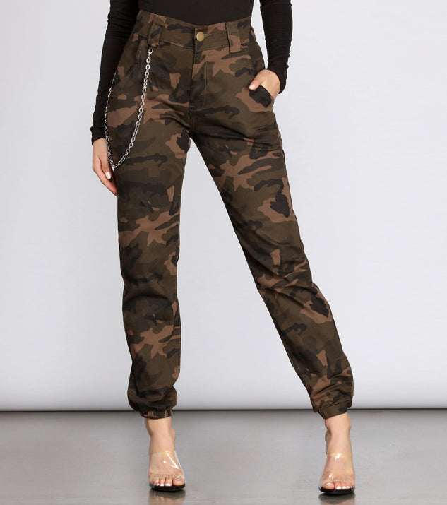 Keep It Cool In Camo Joggers for 2023 festival outfits, festival dress, outfits for raves, concert outfits, and/or club outfits