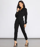 Suit Yourself Utility Cargo Jumpsuit will help you dress the part in stylish holiday party attire, an outfit for a New Year’s Eve party, & dressy or cocktail attire for any event.