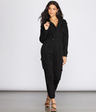Suit Yourself Utility Cargo Jumpsuit for 2022 festival outfits, festival dress, outfits for raves, concert outfits, and/or club outfits