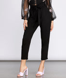 Tied and Tapered Paperbag Pants provides a stylish start to creating your best summer outfits of the season with on-trend details for 2023!