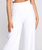 Day At The Hamptons Smocked Linen Pants provides a stylish start to creating your best summer outfits of the season with on-trend details for 2023!