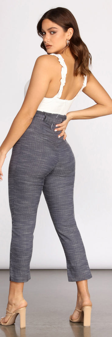 Straight To Business One Piece Jumpsuit provides a stylish start to creating your best summer outfits of the season with on-trend details for 2023!