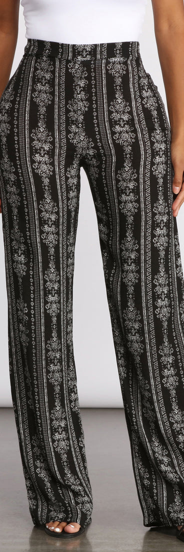 Bring On The Boho Vibes Printed Pants provides a stylish start to creating your best summer outfits of the season with on-trend details for 2023!