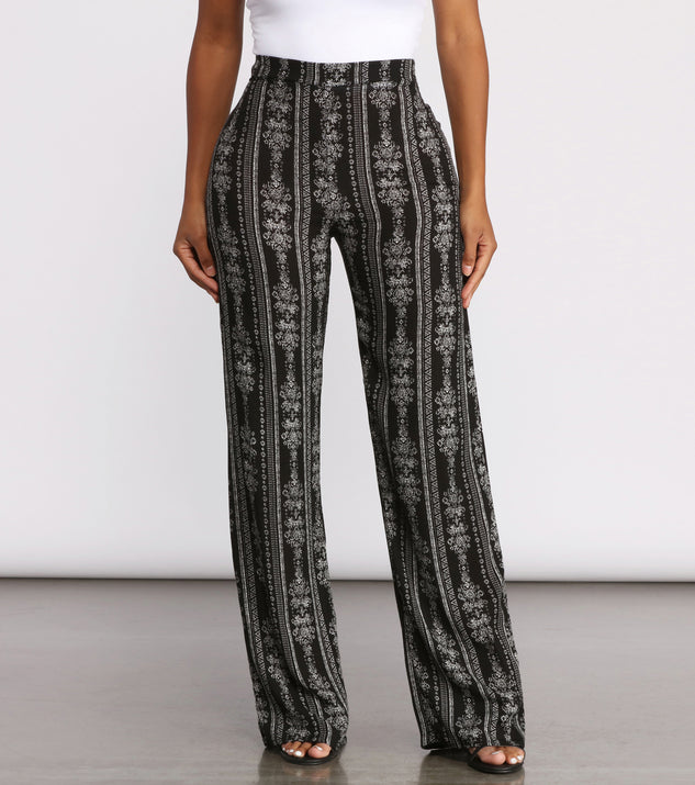 Bring On The Boho Vibes Printed Pants provides a stylish start to creating your best summer outfits of the season with on-trend details for 2023!
