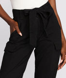 Tie Waist Cargo Joggers provides a stylish start to creating your best summer outfits of the season with on-trend details for 2023!