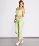 Take A Cue Tapered Eyelet Pants provides a stylish start to creating your best summer outfits of the season with on-trend details for 2023!