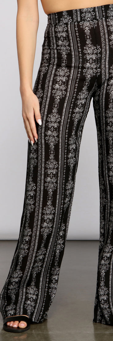 Effortless Beauty Boho Wide-Leg Pants is a trendy pick to create 2023 festival outfits, festival dresses, outfits for concerts or raves, and complete your best party outfits!