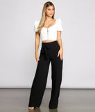 Cinched And Chic High Waist Pants provides a stylish start to creating your best summer outfits of the season with on-trend details for 2023!