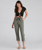 Trendsetter Tie Waist Paperbag Pants provides a stylish start to creating your best summer outfits of the season with on-trend details for 2023!