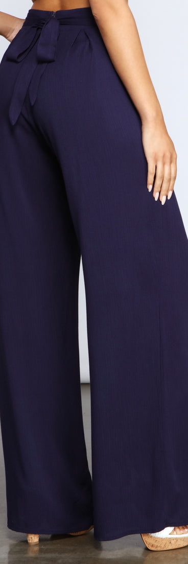Fab Tie Waist Wide Leg Pants provides a stylish start to creating your best summer outfits of the season with on-trend details for 2023!
