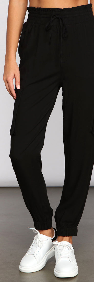 Trendy Moment Cargo Joggers for 2023 festival outfits, festival dress, outfits for raves, concert outfits, and/or club outfits