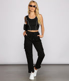 Casual-Chic Cargo Joggers provides a stylish start to creating your best summer outfits of the season with on-trend details for 2023!