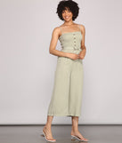 Casual Cutie Cropped Jumpsuit provides a stylish start to creating your best summer outfits of the season with on-trend details for 2023!