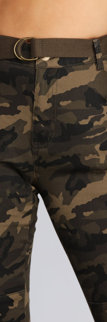 Off The Radar Camo Pants provides a stylish start to creating your best summer outfits of the season with on-trend details for 2023!