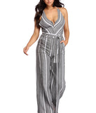Striped For Success Jumpsuit will help you dress the part in stylish holiday party attire, an outfit for a New Year’s Eve party, & dressy or cocktail attire for any event.