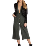 Trendsetter In Stripes Culotte Jumpsuit for 2022 festival outfits, festival dress, outfits for raves, concert outfits, and/or club outfits