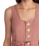 Button Detail Wide Leg Jumpsuit for 2022 festival outfits, festival dress, outfits for raves, concert outfits, and/or club outfits