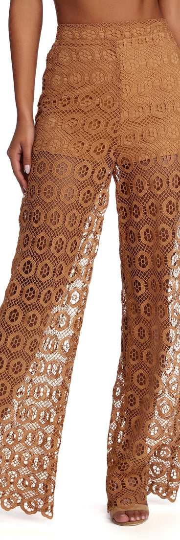 Crochet Pleasure Wide Leg Pants for 2022 festival outfits, festival dress, outfits for raves, concert outfits, and/or club outfits