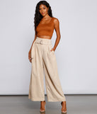 High Waist Flared Corduroy Pants provides a stylish start to creating your best summer outfits of the season with on-trend details for 2023!