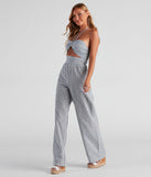 Seasonal Stripe Halter Linen Jumpsuit provides a stylish start to creating your best summer outfits of the season with on-trend details for 2023!