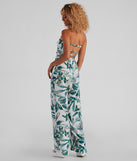 Summer Palms Strapless Jumpsuit provides a stylish start to creating your best summer outfits of the season with on-trend details for 2023!