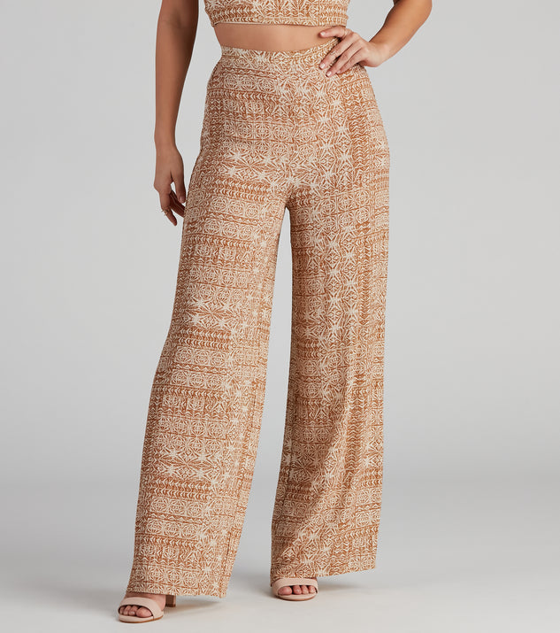 Sandy Beaches Boho Wide Leg Pants is a trendy pick to create 2023 festival outfits, festival dresses, outfits for concerts or raves, and complete your best party outfits!