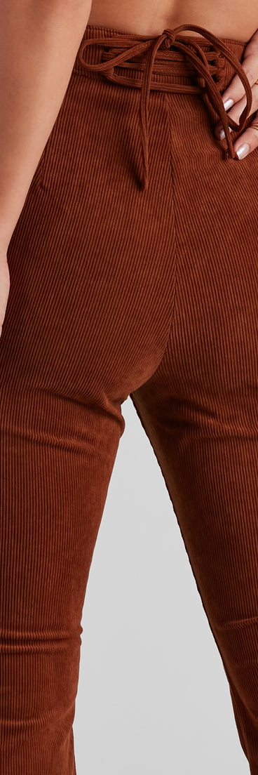 Break The Record Corduroy Flare Pants provides a stylish start to creating your best summer outfits of the season with on-trend details for 2023!