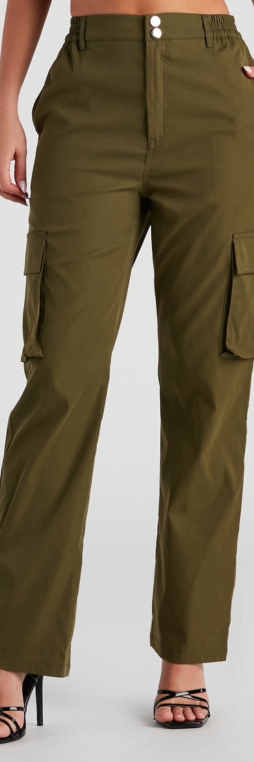 Casual Slay Wide-Leg Cargo Pants provides a stylish start to creating your best summer outfits of the season with on-trend details for 2023!