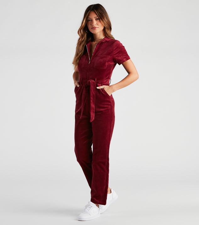 Sincerely Love Corduroy Jumpsuit | Windsor