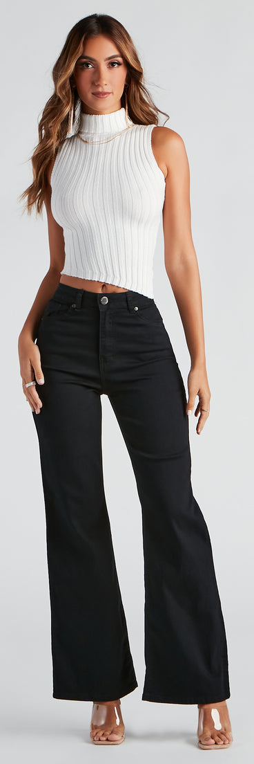 Catch Ya Later Wide-Leg Jeans provides a stylish start to creating your best summer outfits of the season with on-trend details for 2023!