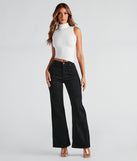 Catch Ya Later Wide-Leg Jeans provides a stylish start to creating your best summer outfits of the season with on-trend details for 2023!