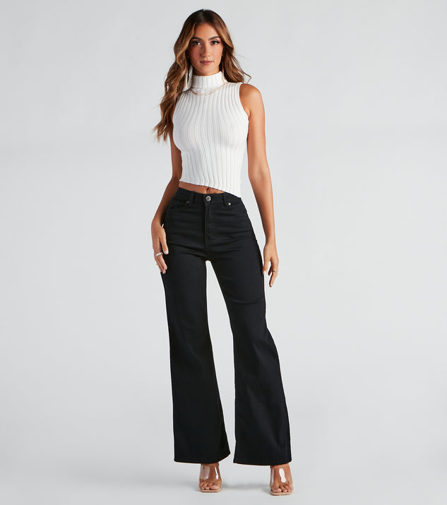 Catch Ya Later Wide-Leg Jeans provides a stylish start to creating your best summer outfits of the season with on-trend details for 2023!