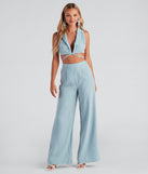 Structured And Chic Wide-Leg Pants provides a stylish start to creating your best summer outfits of the season with on-trend details for 2023!