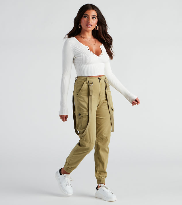 Precious Cargo High Rise Joggers provides a stylish start to creating your best summer outfits of the season with on-trend details for 2023!