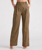 Make The Shift Linen Wide-Leg Trouser Pants provides a stylish start to creating your best summer outfits of the season with on-trend details for 2023!