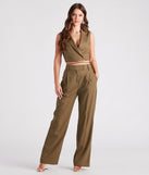 Make The Shift Linen Wide-Leg Trouser Pants provides a stylish start to creating your best summer outfits of the season with on-trend details for 2023!