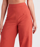 Meet In The Hamptons Linen Wide Leg Pants provides a stylish start to creating your best summer outfits of the season with on-trend details for 2023!