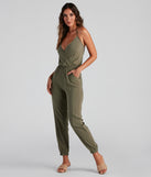 Plunging Into Basics Surplice Jumpsuit provides a stylish start to creating your best summer outfits of the season with on-trend details for 2023!