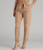 Trendy And Tapered High Waist Paperbag Pants provides a stylish start to creating your best summer outfits of the season with on-trend details for 2023!