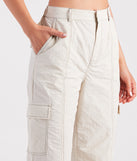The Bottom Line High-Rise Parachute Cargo Pants provides a stylish start to creating your best summer outfits of the season with on-trend details for 2023!