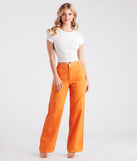 On Repeat Contrast Stitch Wide-Leg Pants provides a stylish start to creating your best summer outfits of the season with on-trend details for 2023!