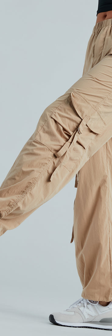Effortless Edge Wide-Leg Cargo Pants
