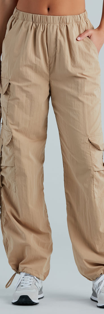 Effortless Edge Wide-Leg Cargo Pants