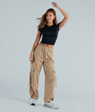 Effortless Edge Wide-Leg Cargo Pants
